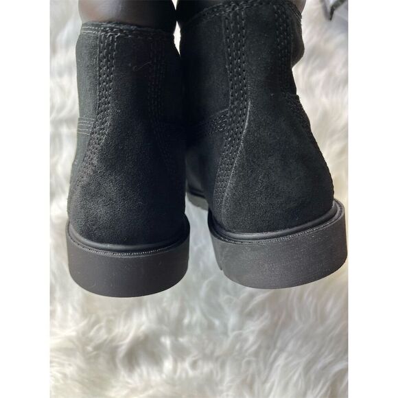 🆕 Timberland Linden Woods Women's 6" Waterproof Black Suede Boots Size 7.5 - Picture 5 of 9